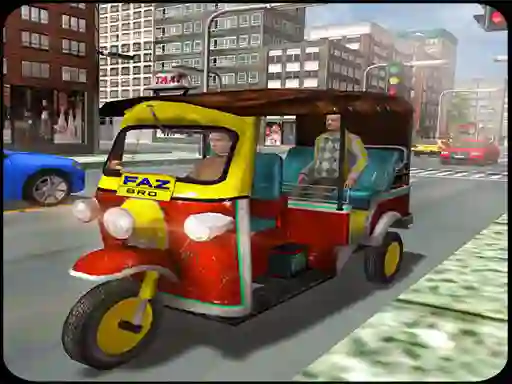 Oyunu Tuk Tuk City Driver 3D çevrimiçi