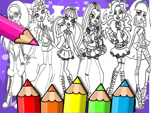 Oyunu Monster High Coloring Book çevrimiçi