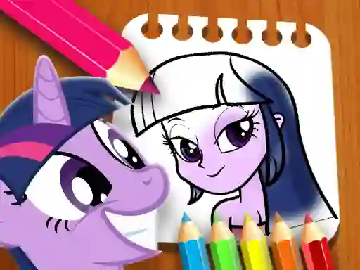 Oyunu Equestria Girls Coloring Book çevrimiçi
