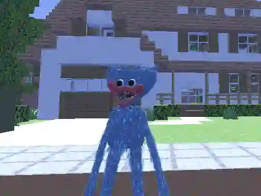 Oyunu Huggy Wuggy in Minecraft çevrimiçi