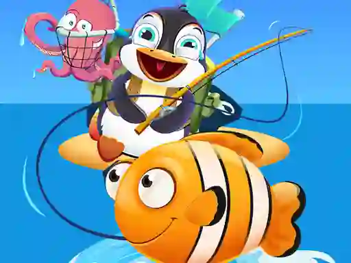 Oyunu Baby Penguin Fishing çevrimiçi