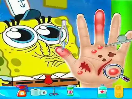 Oyunu Spongebob Hand Doctor çevrimiçi