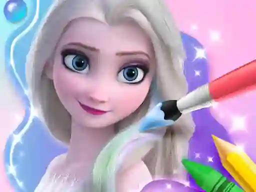 Oyunu Coloring Book For Elsa çevrimiçi