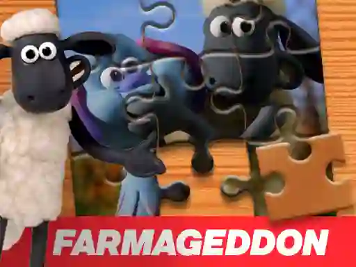 Oyunu  A Shaun the Sheep Movie Farmageddon Jigsaw Puzzle çevrimiçi