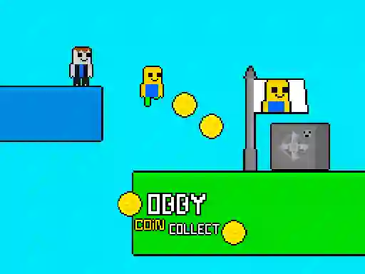 Oyunu Obby vs Bacon Rainbow Parkour çevrimiçi