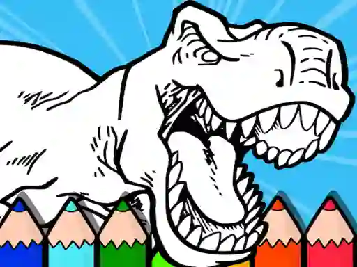 Oyunu Coloring Dinos For Kids çevrimiçi