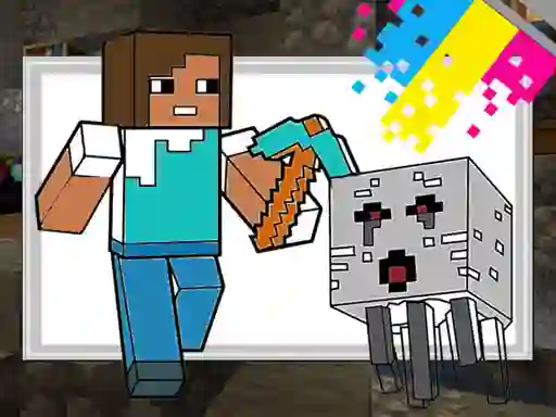 Oyunu Minecraft Coloring Pages çevrimiçi