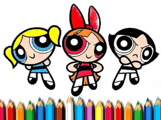Oyunu PowerPuff Girls Coloring Book çevrimiçi