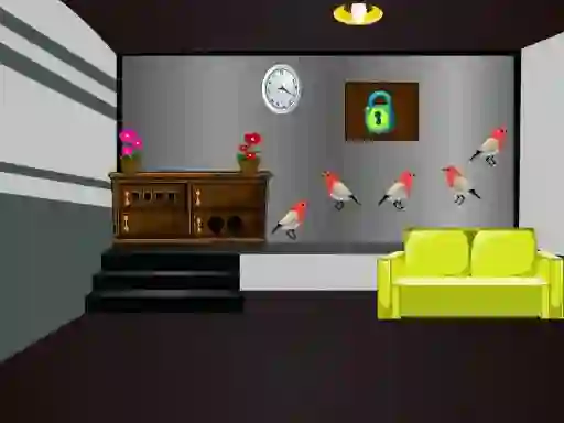 Oyunu Grey Checked Room Escape çevrimiçi