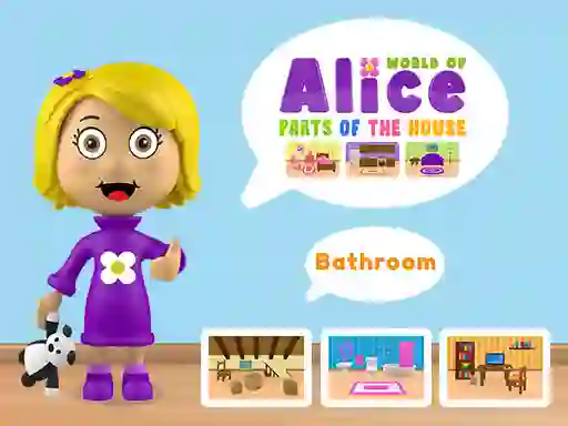 Oyunu World of Alice Parts of the House çevrimiçi