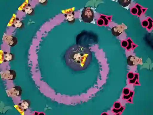 Oyunu Squid Game Bubble Shooter çevrimiçi