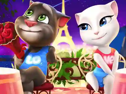 Oyunu Talking Tom and Angela Coloring çevrimiçi