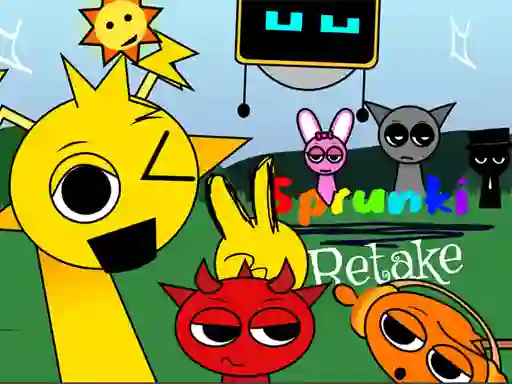 Oyunu Sprunki Retake FINAL v4 çevrimiçi