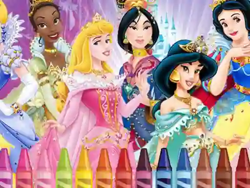 Oyunu Princess Coloring çevrimiçi