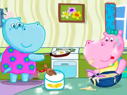 Oyunu Hippo Cooking School çevrimiçi