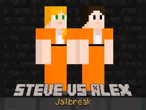 Oyunu Steve vs Alex Jailbreak çevrimiçi