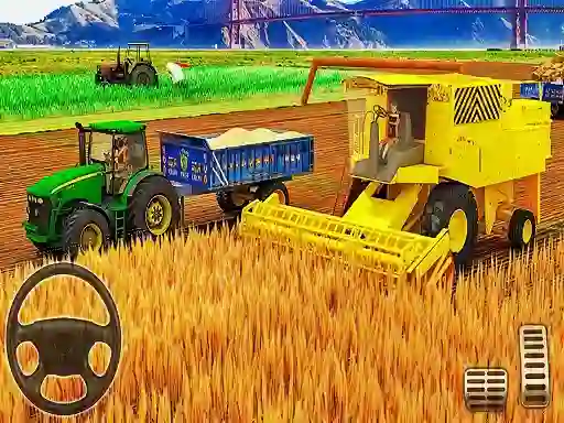 Oyunu US Modern Tractor Farming Game 3D 2022 çevrimiçi