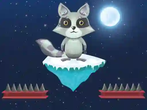 Oyunu Jumping Raccoon çevrimiçi