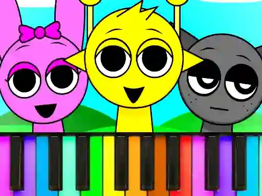 Oyunu Sprunki Piano Explorer çevrimiçi