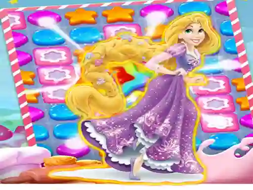 Oyunu Princess Rapunzel Match3 çevrimiçi