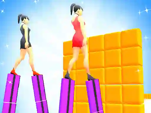 Oyunu Heels Run Race - Stack Rider çevrimiçi