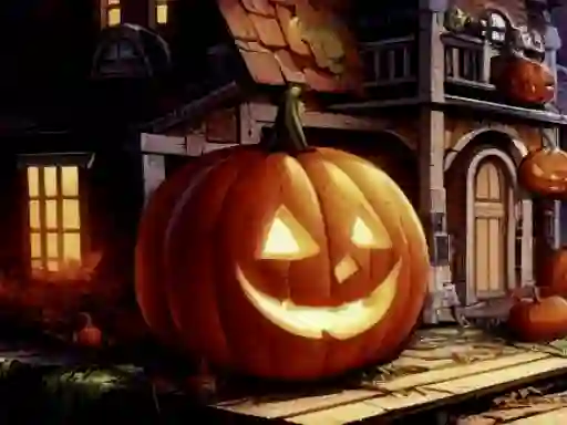 Oyunu Halloweem Pumpkin Adventure çevrimiçi