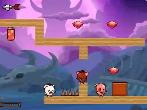 Oyunu Pig Bros Adventure çevrimiçi