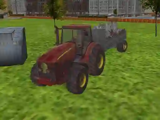 Oyunu 3D city tractor garbage sim çevrimiçi