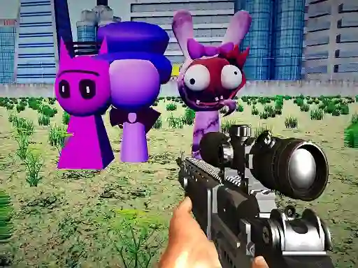 Oyunu Sprunki Sniper Squid Game çevrimiçi