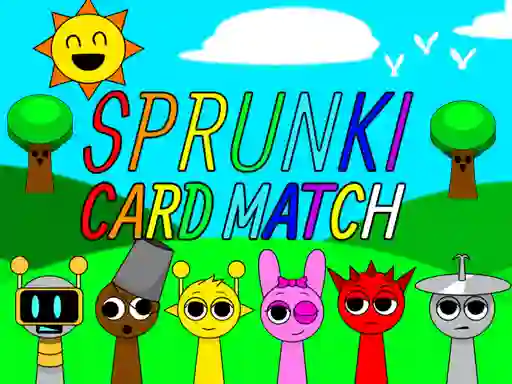 Oyunu Sprunki Card Match çevrimiçi