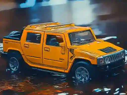 Oyunu Hummer Jeep Puzzle çevrimiçi