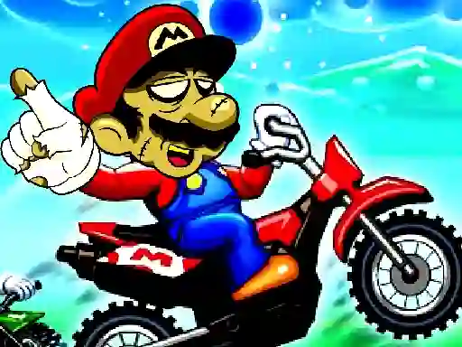 Oyunu Super Mario Halloween Wheelie çevrimiçi