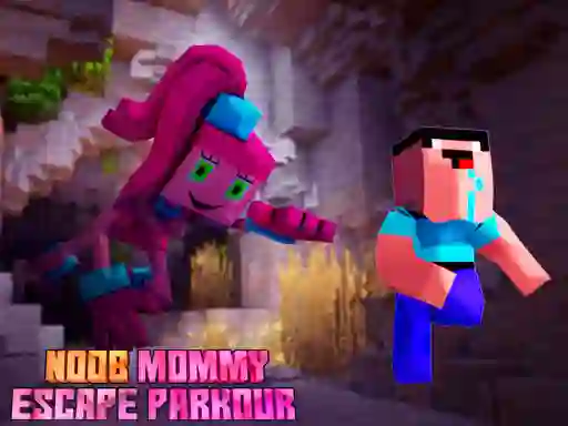 Oyunu Noob Mommy Escape Parkour çevrimiçi