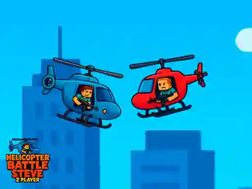 Oyunu Helicopter Battle Steve 2 Player çevrimiçi