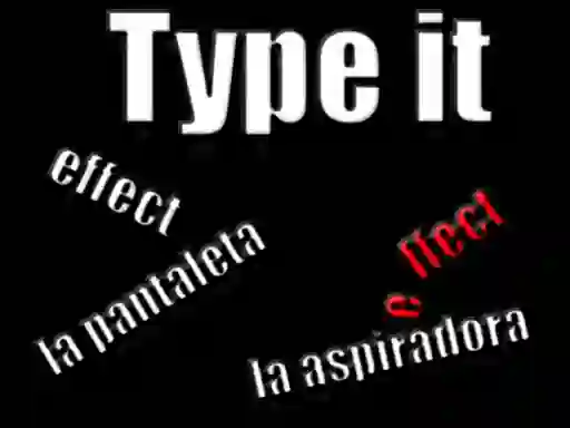 Oyunu Type it çevrimiçi