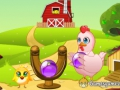 Oyunu Bubbles ve tavuklar  çevrimiçi