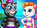 Oyunu Angela And Tom Beach Tatil  çevrimiçi