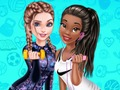 Oyunu Elsa ve Tiana Egzersiz Arkadaşları  çevrimiçi