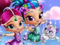 Oyunu Shimmer ve Shine'ı giydir çevrimiçi