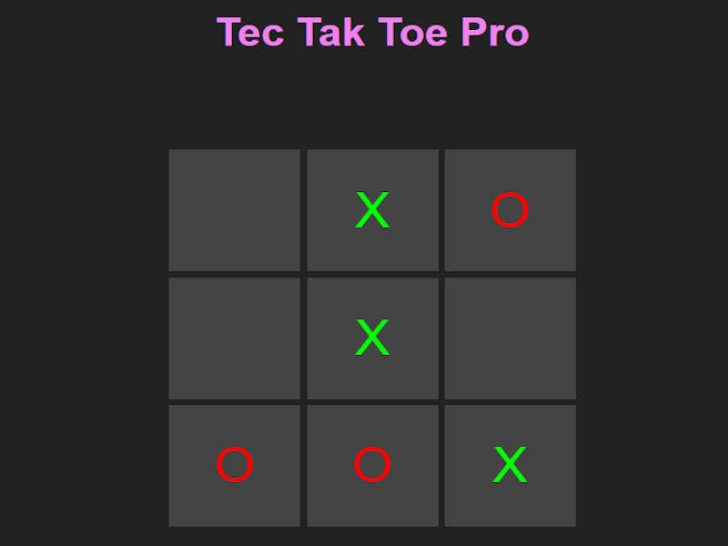 Oyunu Tec Tak Toe Pro çevrimiçi