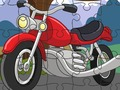 Oyunu Çizgi Film Motosiklet Bulmacası çevrimiçi