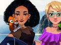 Oyunu Yasemin ve Rapunzel kamp alanında  çevrimiçi