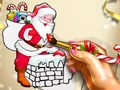 Oyunu Noel Baba boyama  çevrimiçi