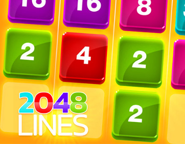 Oyunu 2048 Satırlar çevrimiçi