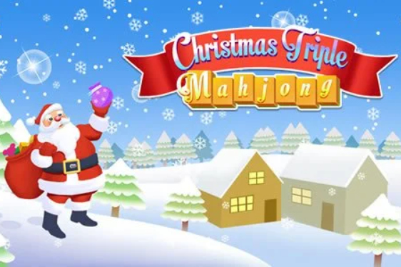 Oyunu Noel Üçlü Mahjong  çevrimiçi