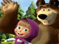 Oyunu Masha ve Bear Spot Fark  çevrimiçi