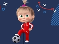Oyunu Masha ve Ayı Futbolu  çevrimiçi