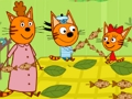 Oyunu Kedi ailesi ile piknik  çevrimiçi
