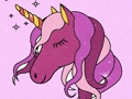 Oyunu Unicorn Boyama Kitabı Parıltısı  çevrimiçi