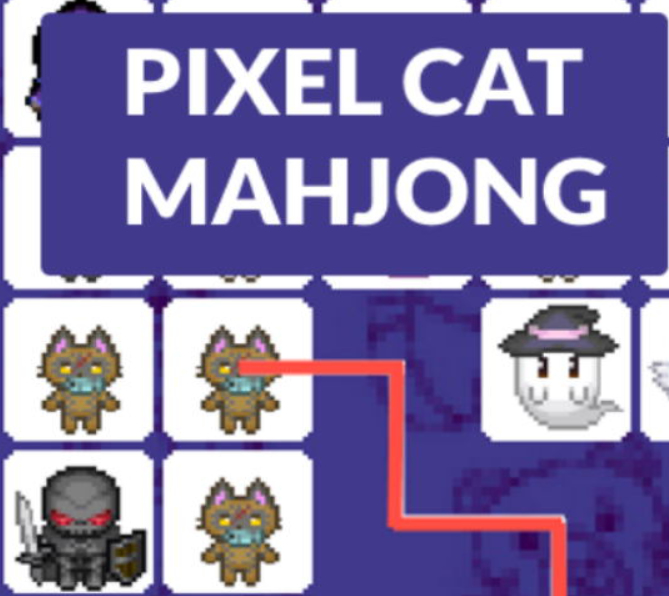 Oyunu Piksel kedi mahjong  çevrimiçi